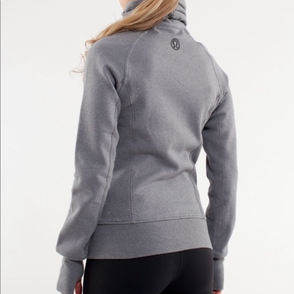 LULULEMON SPARKLE CUDDLE UP JACKET HEATHER GRAY - Picture 4 of 6